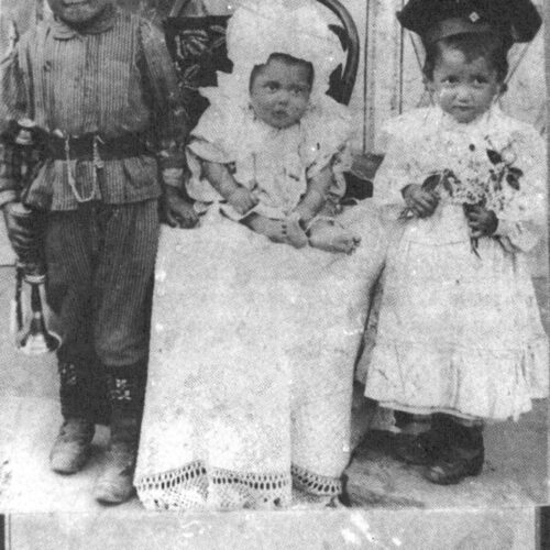 Децата на семейство Белопитови през 1906