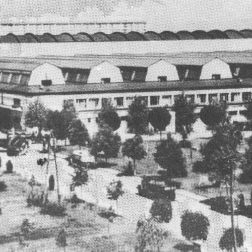 Силнотоковия завод след построяването му през 1951 г.